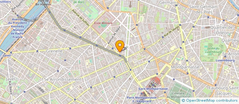 localisation de l'entreprise IMMOBILIERE ROSA BONHEUR  PARIS