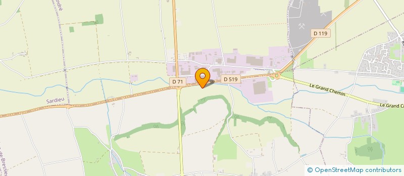 localisation de l'entreprise IMMOBILIERE ROULLOT  SAINT-SIMEON-DE-BRESSIEUX