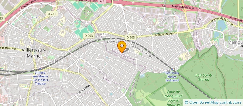 localisation de l'entreprise IMMOBILIERE ROYAL MAGENTA à NOISY-LE-GRAND