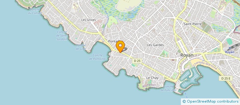 localisation de l'entreprise IMMOBILIERE ROYANNAISE à ROYAN