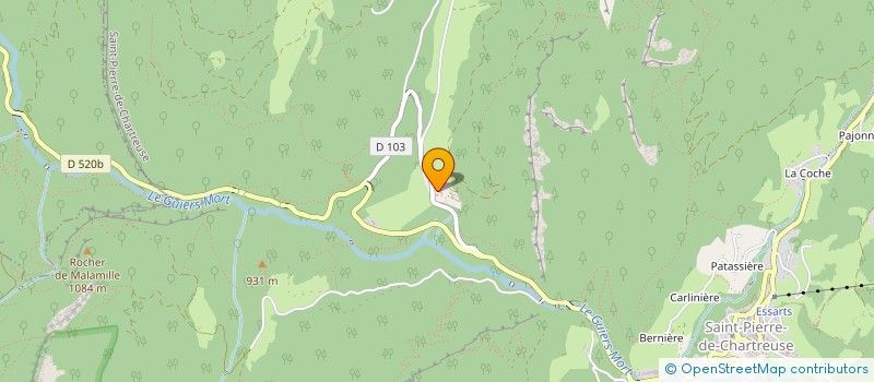 localisation de l'entreprise IMMOBILIERE RURAL MEDICIS SA  SAINT-PIERRE-DE-CHARTREUSE