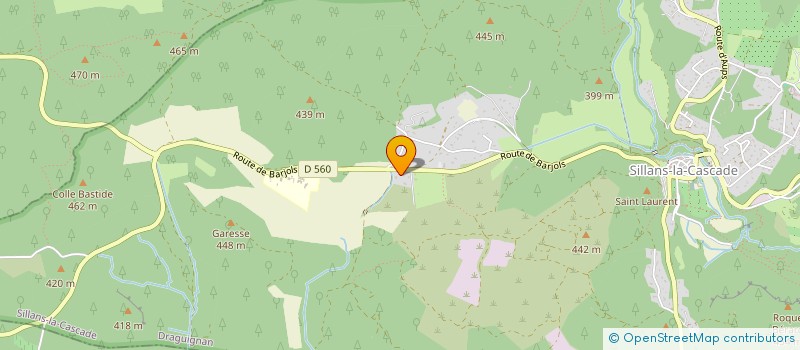 localisation de l'entreprise IMMOBILIERE SAIGNADOU  TOURTOUR