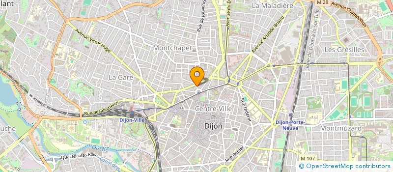 localisation de l'entreprise IMMOBILIERE SAINT BERNARD  FONTAINE-LES-DIJON