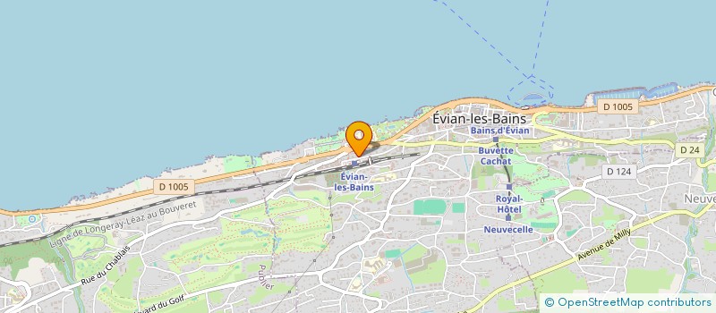 localisation de l'entreprise IMMOBILIERE SAINT BRUNO  EVIAN-LES-BAINS