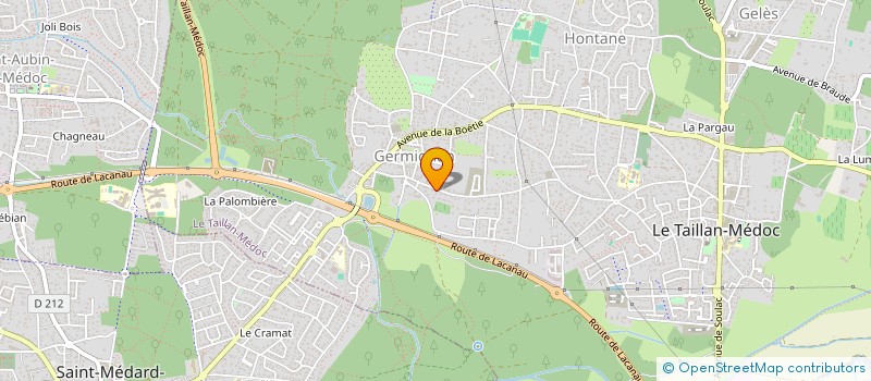 localisation de l'entreprise IMMOBILIERE SAINT EXUPERY  LE TAILLAN-MEDOC