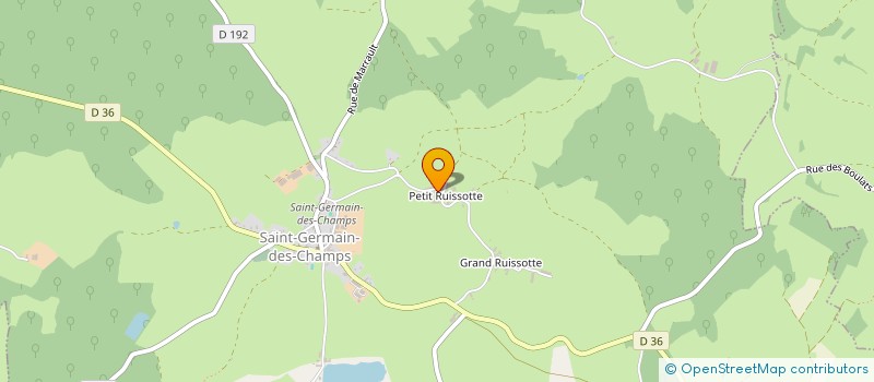 localisation de l'entreprise IMMOBILIERE SAINT-GERMAIN RM  SAINT-GERMAIN-DES-CHAMPS