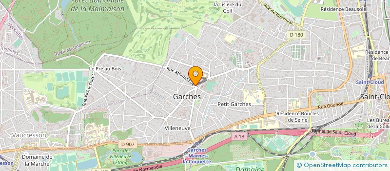localisation de l'entreprise IMMOBILIERE SAINT LOUIS à GARCHES