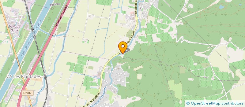 localisation de l'entreprise IMMOBILIERE SAINT LOUIS  BOLLENE