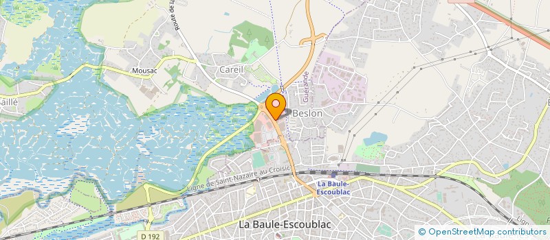 localisation de l'entreprise IMMOBILIERE SAINT MATHIEU à GUERANDE