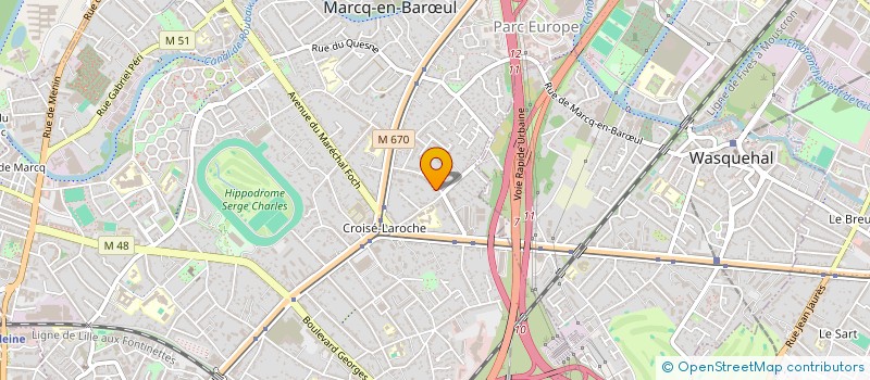 localisation de l'entreprise IMMOBILIERE SAINT MAUR à MARCQ-EN-BARŒUL