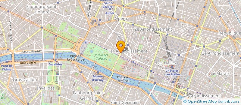 localisation de l'entreprise IMMOBILIERE SAINTE AUBANE  PARIS