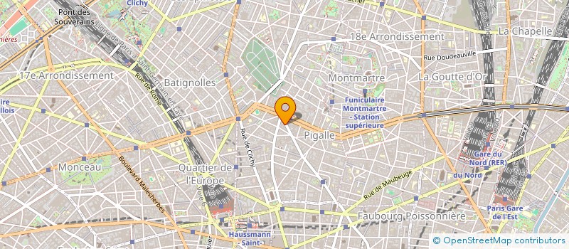 localisation de l'entreprise IMMOBILIERE SAINTE OLIVE  PARIS
