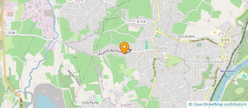 localisation de l'entreprise IMMOBILIERE SALAMBO  CHARLY