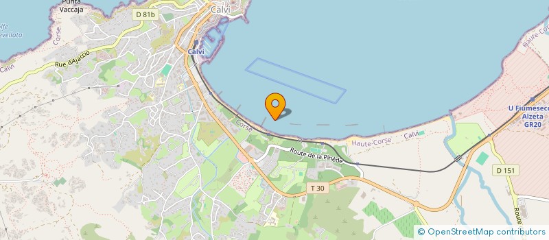 localisation de l'entreprise IMMOBILIERE SALITO à CALVI