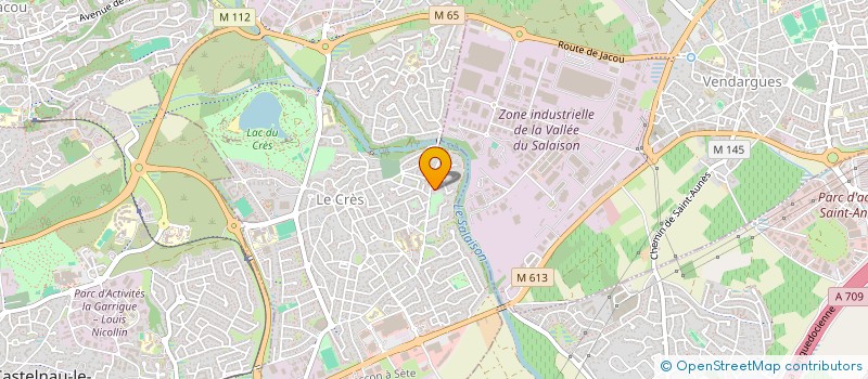 localisation de l'entreprise IMMOBILIERE SAN MARIN à LE CRES
