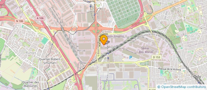 localisation de l'entreprise IMMOBILIERE SAROUL  THIAIS