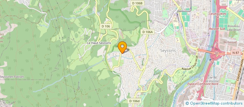 localisation de l'entreprise IMMOBILIERE SEGUY à SEYSSINS