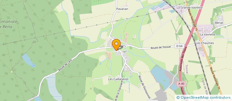 localisation de l'entreprise IMMOBILIERE SGLK à CERTINES