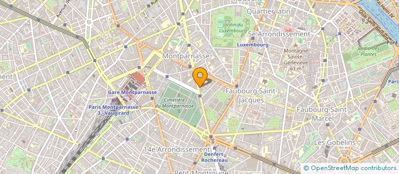 localisation de l'entreprise IMMOBILIERE SOREL  PARIS