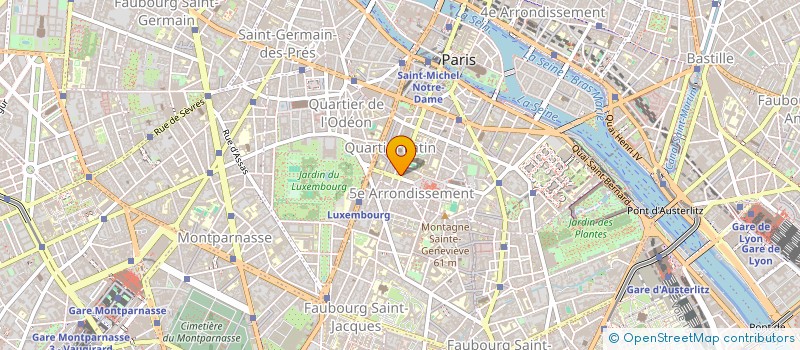 localisation de l'entreprise IMMOBILIERE SOUFFLOT LUXEMBOURG à PARIS