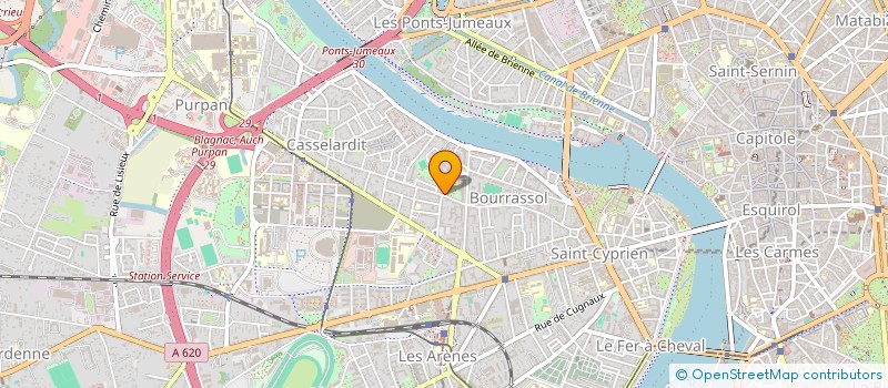 localisation de l'entreprise IMMOBILIERE SP à TOULOUSE