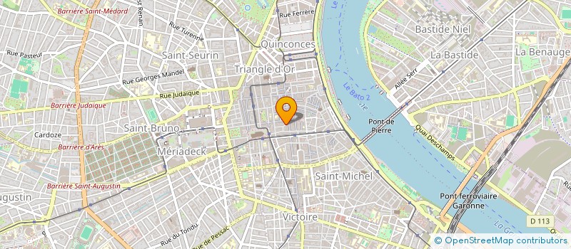 localisation de l'entreprise IMMOBILIERE ST PROJET  BORDEAUX