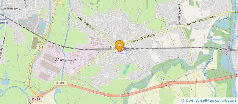 localisation de l'entreprise IMMOBILIERE STROBENDER  BONSON