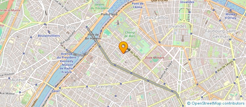 localisation de l'entreprise IMMOBILIERE SUFFREN  PARIS