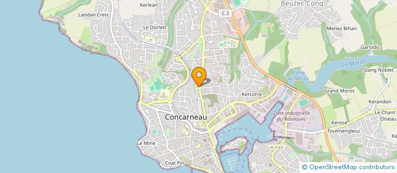 localisation de l'entreprise IMMOBILIERE SVAM  CONCARNEAU