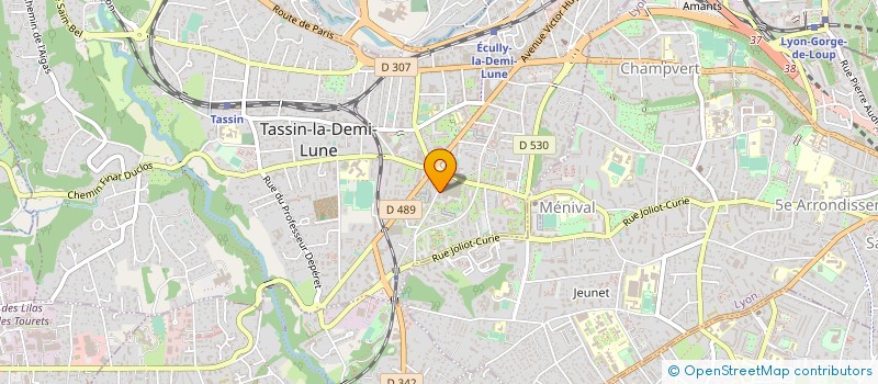 localisation de l'entreprise IMMOBILIERE TAGAND  TASSIN-LA-DEMI-LUNE