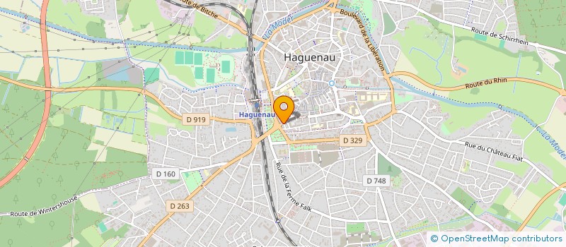 localisation de l'entreprise IMMOBILIERE TAKSIM  HAGUENAU