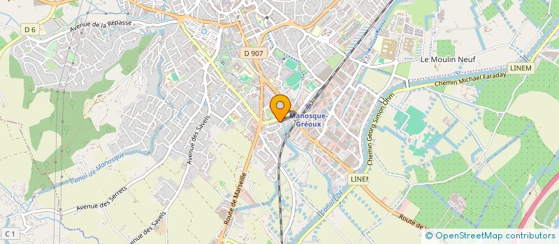 localisation de l'entreprise IMMOBILIERE TAMISIER ET MICHEAU  MANOSQUE