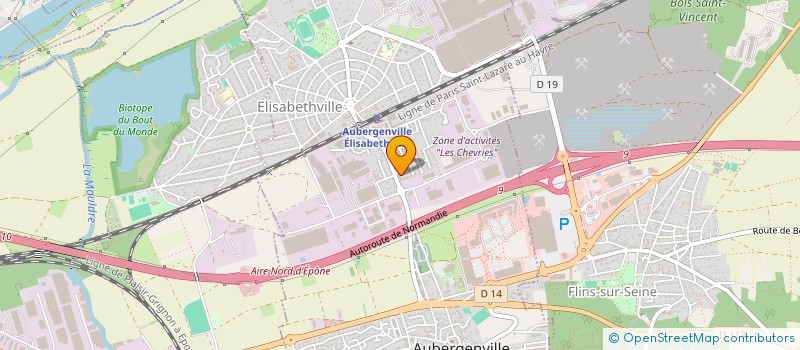 localisation de l'entreprise IMMOBILIERE TD  AUBERGENVILLE