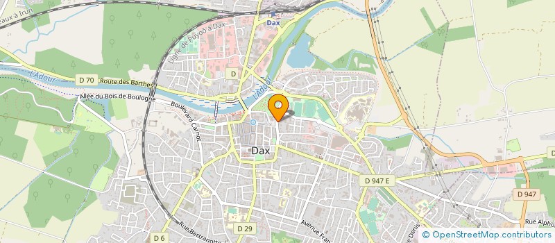 localisation de l'entreprise IMMOBILIERE THERMES ADOUR  DAX