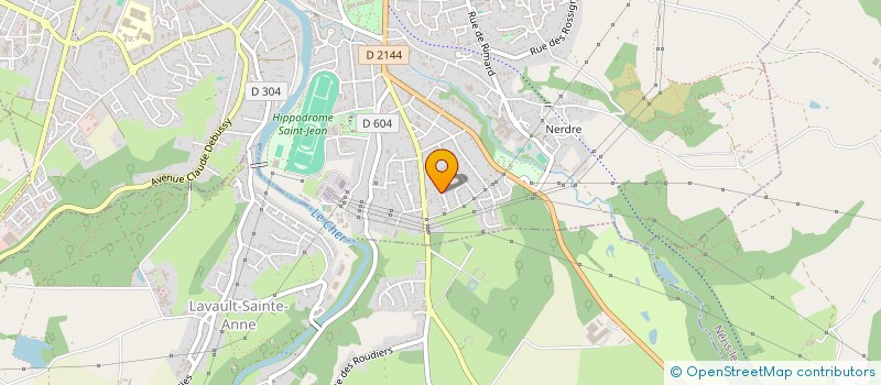 localisation de l'entreprise IMMOBILIERE THERON à MONTLUCON