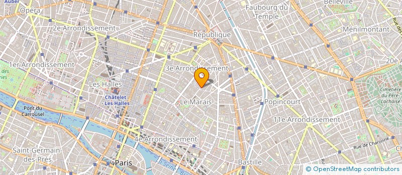 localisation de l'entreprise IMMOBILIERE THIERRY MARCONNET SARL  PARIS