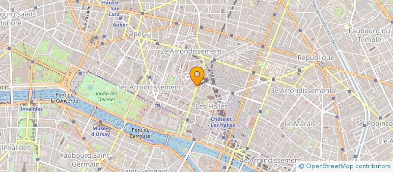 localisation de l'entreprise IMMOBILIERE THOYNARD ILE-DE-FRANCE  PARIS