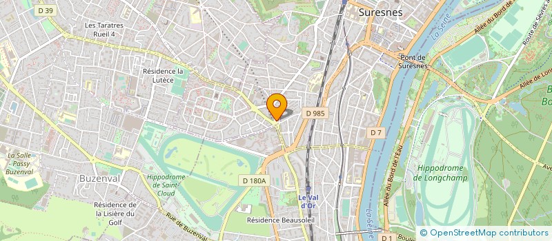localisation de l'entreprise IMMOBILIERE TIP à SURESNES