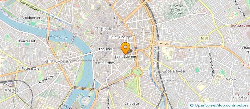 localisation de l'entreprise IMMOBILIERE TOLOSANE A2CT  TOULOUSE
