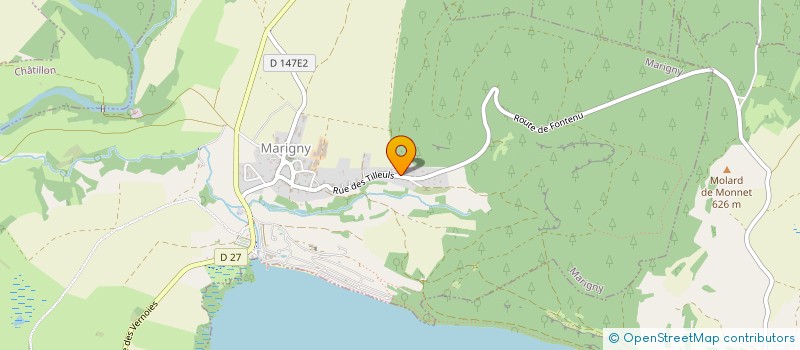 localisation de l'entreprise IMMOBILIERE TONNERRE  MARIGNY