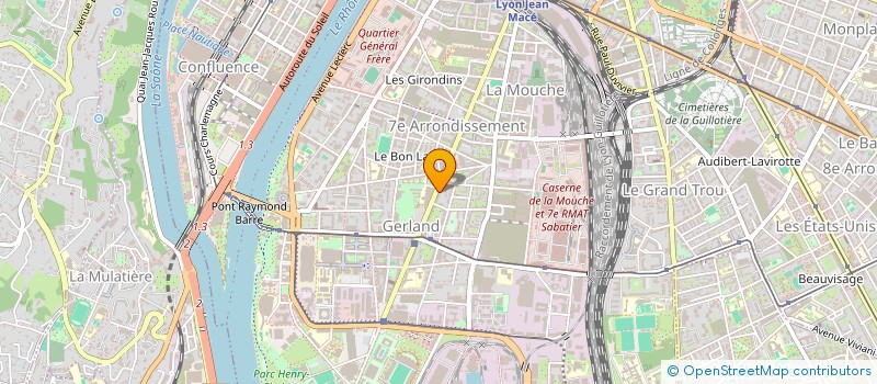 localisation de l'entreprise IMMOBILIERE TOUTES TRANSACTIONS RHONE  LYON