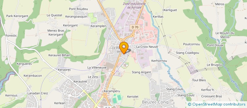 localisation de l'entreprise IMMOBILIERE TREVETTEN  CONCARNEAU