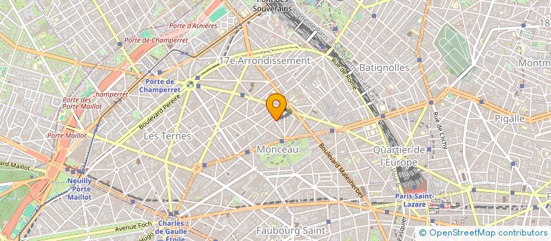 localisation de l'entreprise IMMOBILIERE TRUDAINE  PARIS