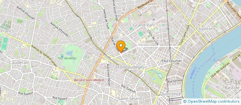 localisation de l'entreprise IMMOBILIERE V  BORDEAUX