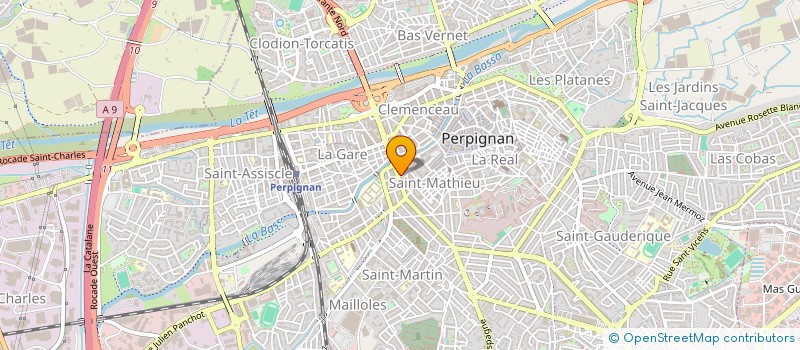 localisation de l'entreprise IMMOBILIERE V. ET M. JOGUET  PERPIGNAN