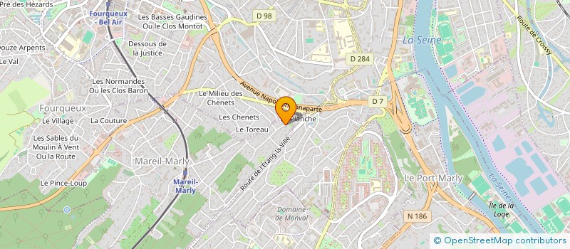 localisation de l'entreprise IMMOBILIERE VAILLANT  MAREIL-MARLY