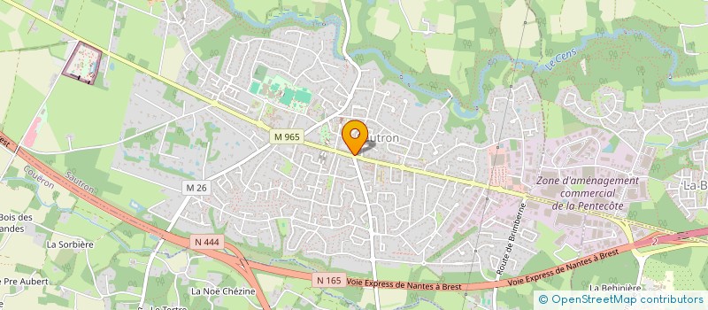 localisation de l'entreprise IMMOBILIERE VAL DU CENS à SAUTRON