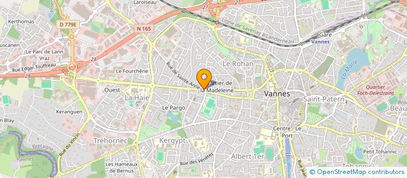 localisation de l'entreprise IMMOBILIERE VANNETAISE DE CONSTRUCTION (IVACO) à VANNES