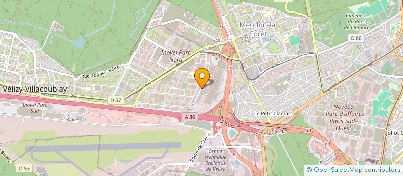 localisation de l'entreprise IMMOBILIERE VELIZIENNE HOTELLERIE  VELIZY-VILLACOUBLAY