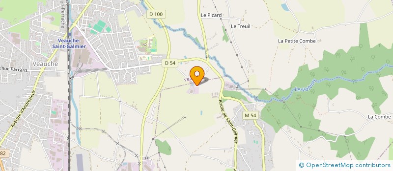 localisation de l'entreprise IMMOBILIERE VERDIER THOMAS  SAINT-BONNET-LES-OULES